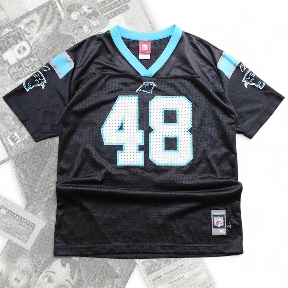 Y2K Reebok NFL Carolina Panthers Football Jersey